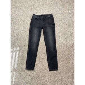 7/28 Judy Blue Midrise Skinny Fit Black/Gray